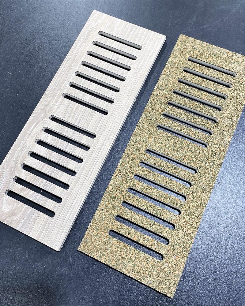Flush-mounted Unreinforced Vent Covers Without Dampers