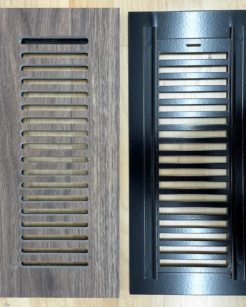 Flush-mounted Reinforced Vent Covers with Dampers